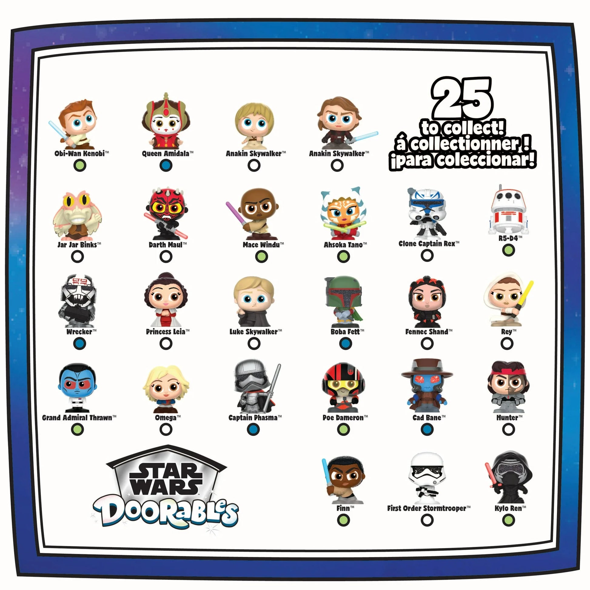 STAR WARS™ Doorables Galaxy Peek Series 2, 1.5-inch Collectible Figures